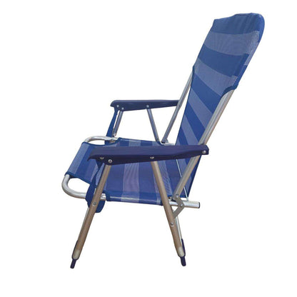 Silla Plegable Almalux® de 54 x 40 x 70 cm para Camping ó Playa con Asa de transporte