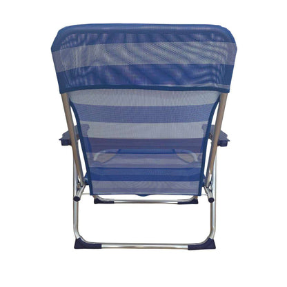 Silla Plegable Almalux® de 54 x 40 x 70 cm para Camping ó Playa con Asa de transporte