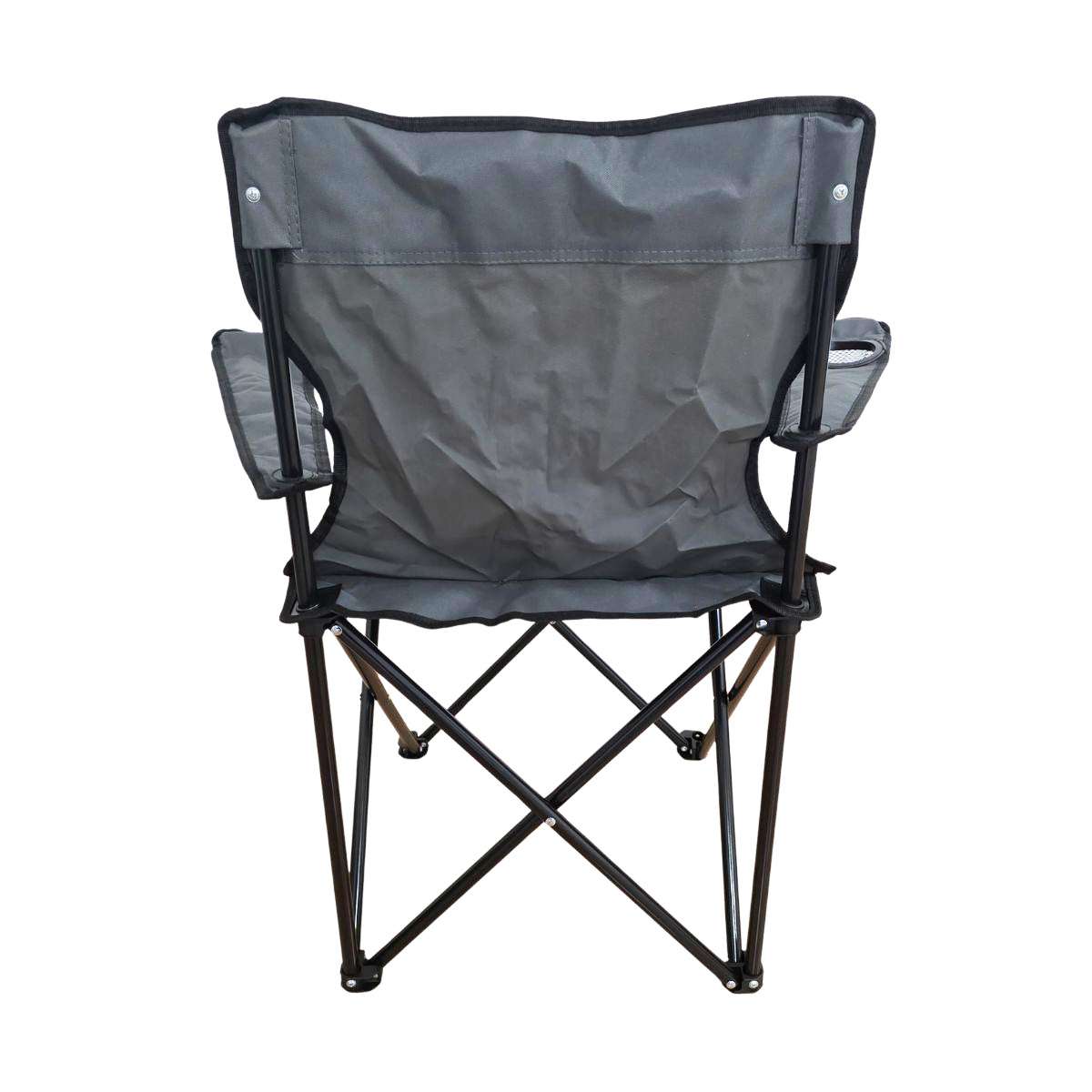 Silla Plegable Almalux® de 52 x 52 x 85 cm para Camping ó Playa con bolsa de transporte - Gris