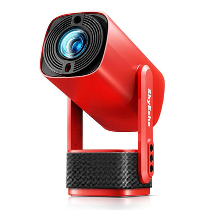 Proyector Portátil Almalux® SkyEcho FreeONE 4K con Android, WiFi 6, Corrección automática, Auto Foco y Soporte Giratorio 270°