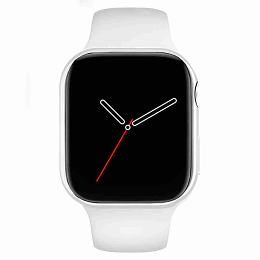 Smartwatch llamadas frecuencia cardíaca presión arterial Blanco