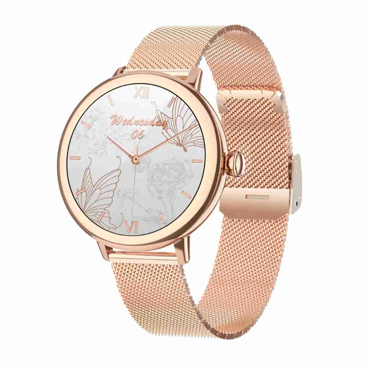 Smartwatch Almalux® para Mujer de Lujo -  Pantalla Amoled -  Llamadas Bluetooth -  Notificaciones -  100 modos deportivos -  monitor de salud