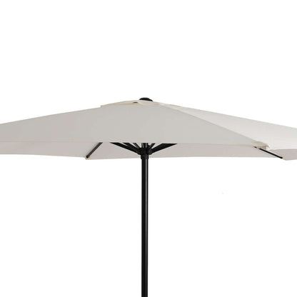 Sombrilla - Parasol para Jardín Almalux® - 270cm de Ancho - 6 Varillas Hierro - Regulable con Manivela