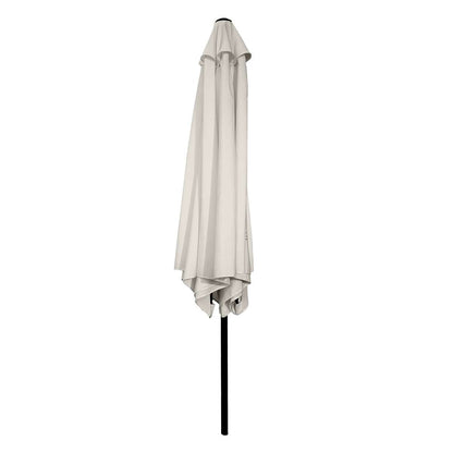 Sombrilla - Parasol para Jardín Almalux® - 270cm de Ancho - 6 Varillas Hierro - Regulable con Manivela