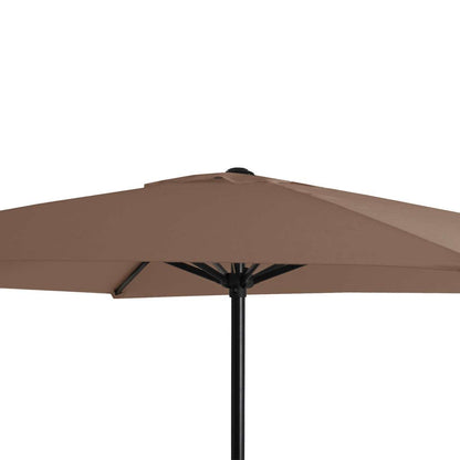 Sombrilla - Parasol para Jardín Almalux® - 270cm de Ancho - 6 Varillas Hierro - Regulable con Manivela