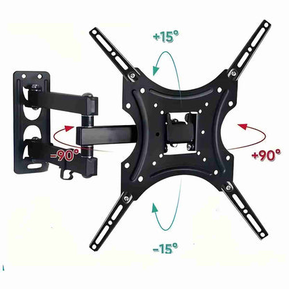 Soporte de televisión giratorio Almalux® para medidas de 14" hasta 55" Plasma LCD LED Flat Panel TV con VESA desde 75x75 a 400x400 mm con tornillería
