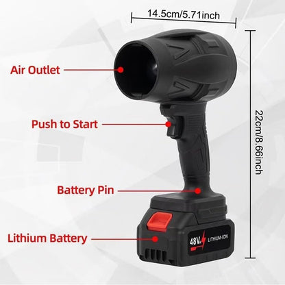 Soplador de Mano Inalámbrico "Almalux Power Violent Fan", 120.000 RPM: Potencia y Versatilidad en un Diseño Compacto