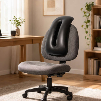 Camilla de estiramiento para espalda Almalux®, soporte lumbar acolchado para mejorar postura y flexibilidad