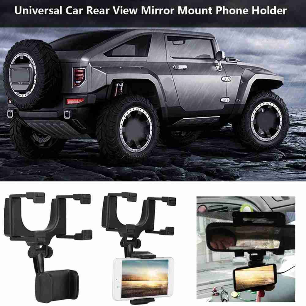 Soporte de Telefono Movil para Coche sobre Retrovisor
