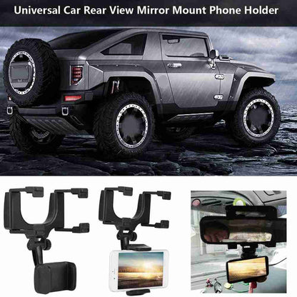 Soporte de Telefono Movil para Coche sobre Retrovisor