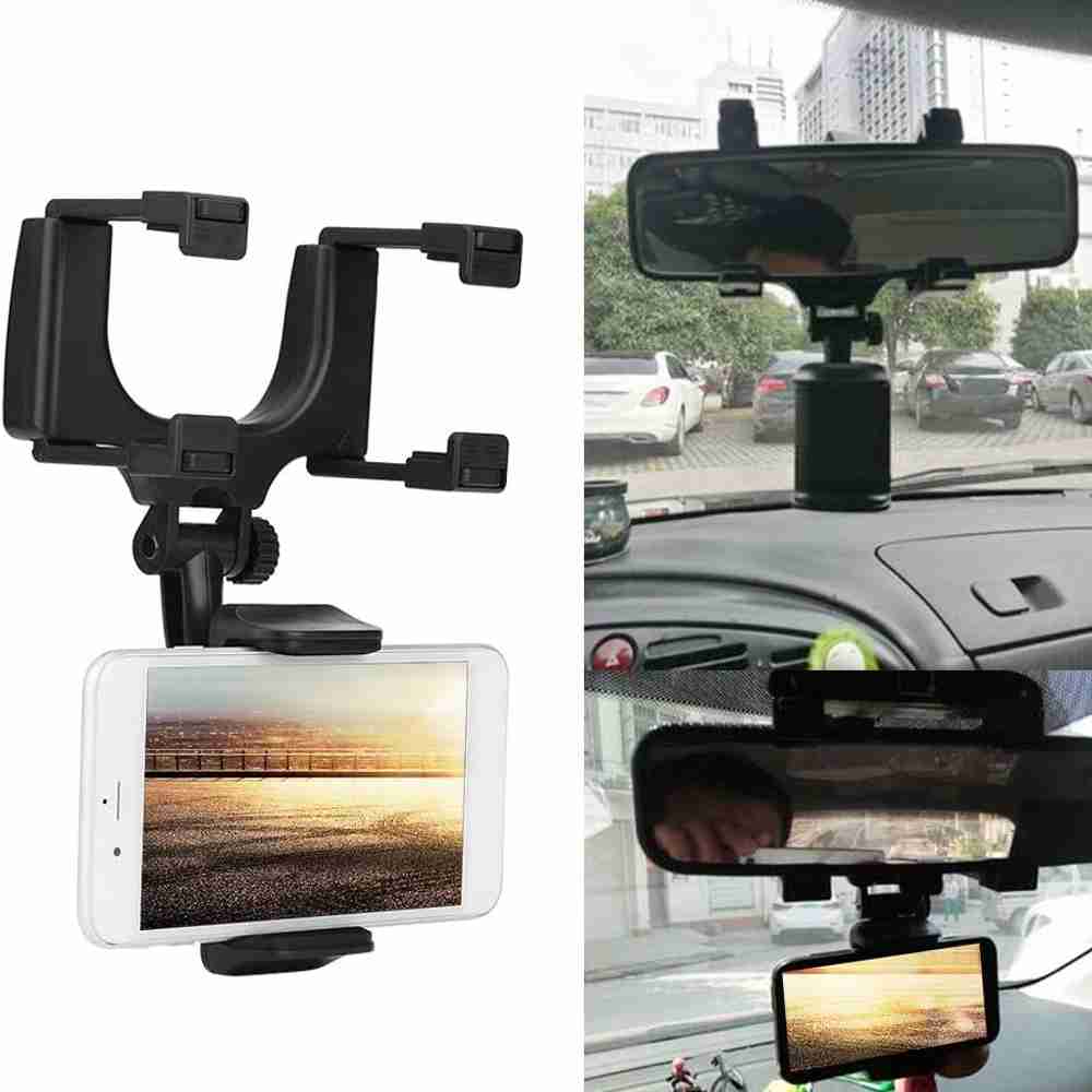 Soporte de Telefono Movil para Coche sobre Retrovisor