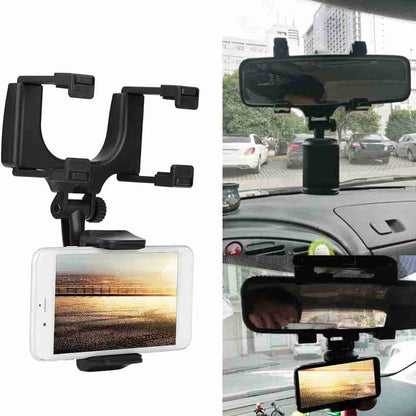 Soporte de Telefono Movil para Coche sobre Retrovisor