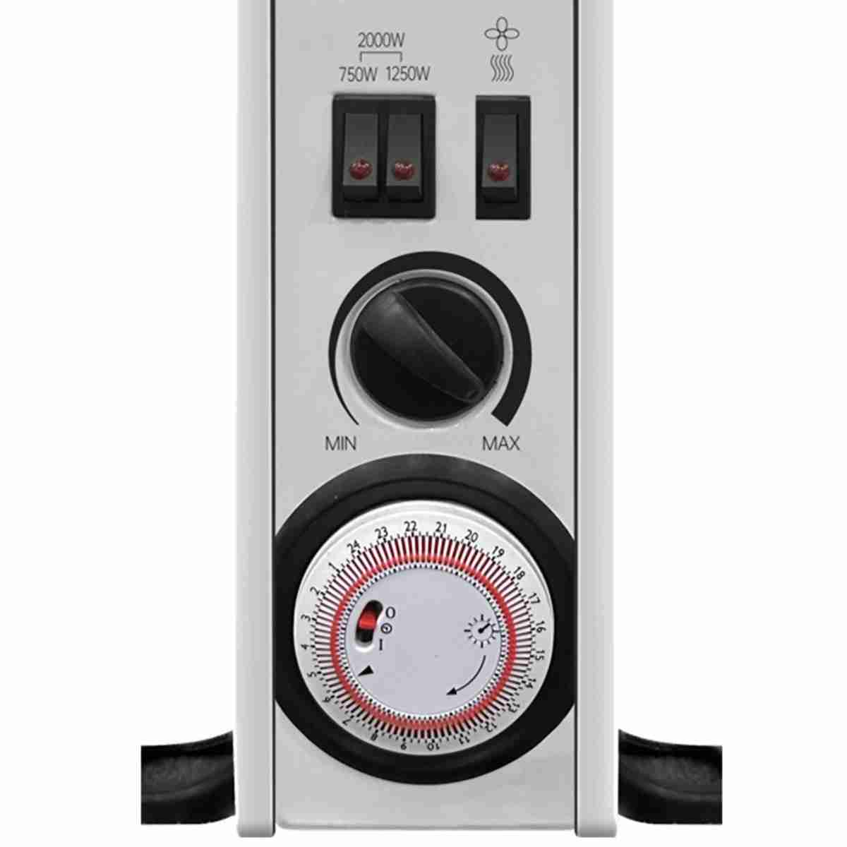 Calefactor Eléctrico Convector Almalux® -  Turbo -  Temporizador -  2000w