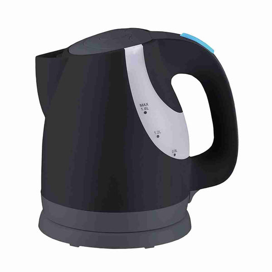 Hervidora Eléctrica Inalámbrica sin cable -  1.6 Litros -  Base Giratoria 360º - Negro