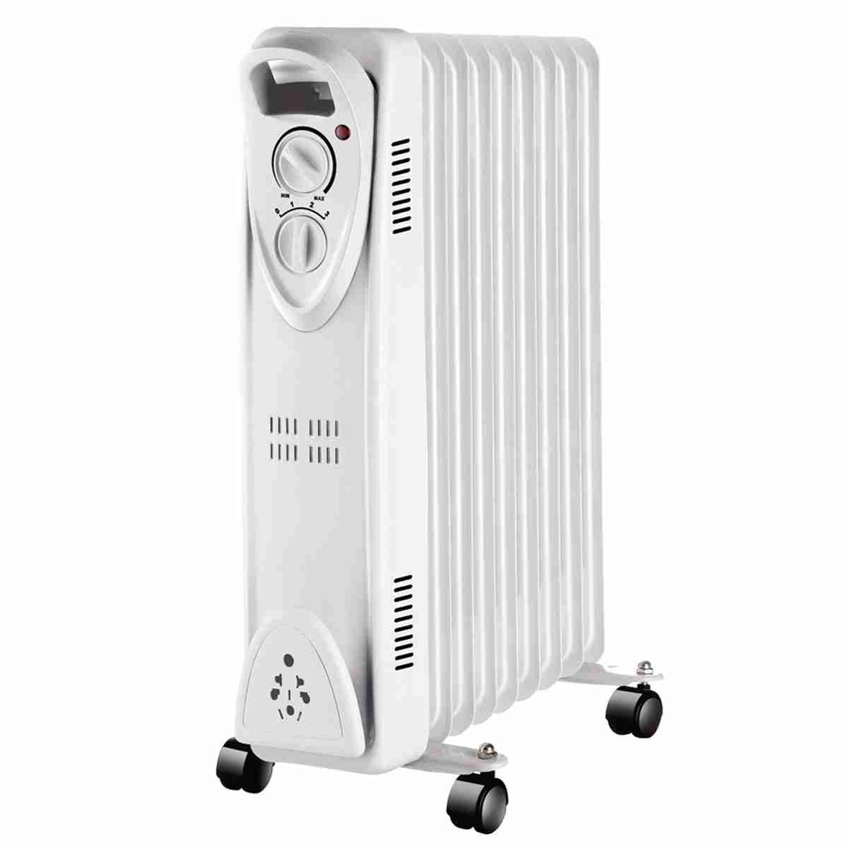 Radiador De Aceite -  Almalux® Energio 2000 -  9 Elementos -  2000w -  Blanco
