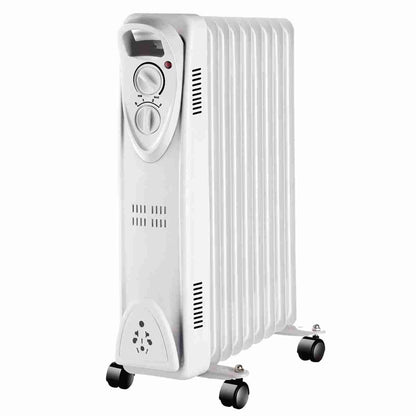 Radiador De Aceite -  Almalux® Energio 2000 -  9 Elementos -  2000w -  Blanco