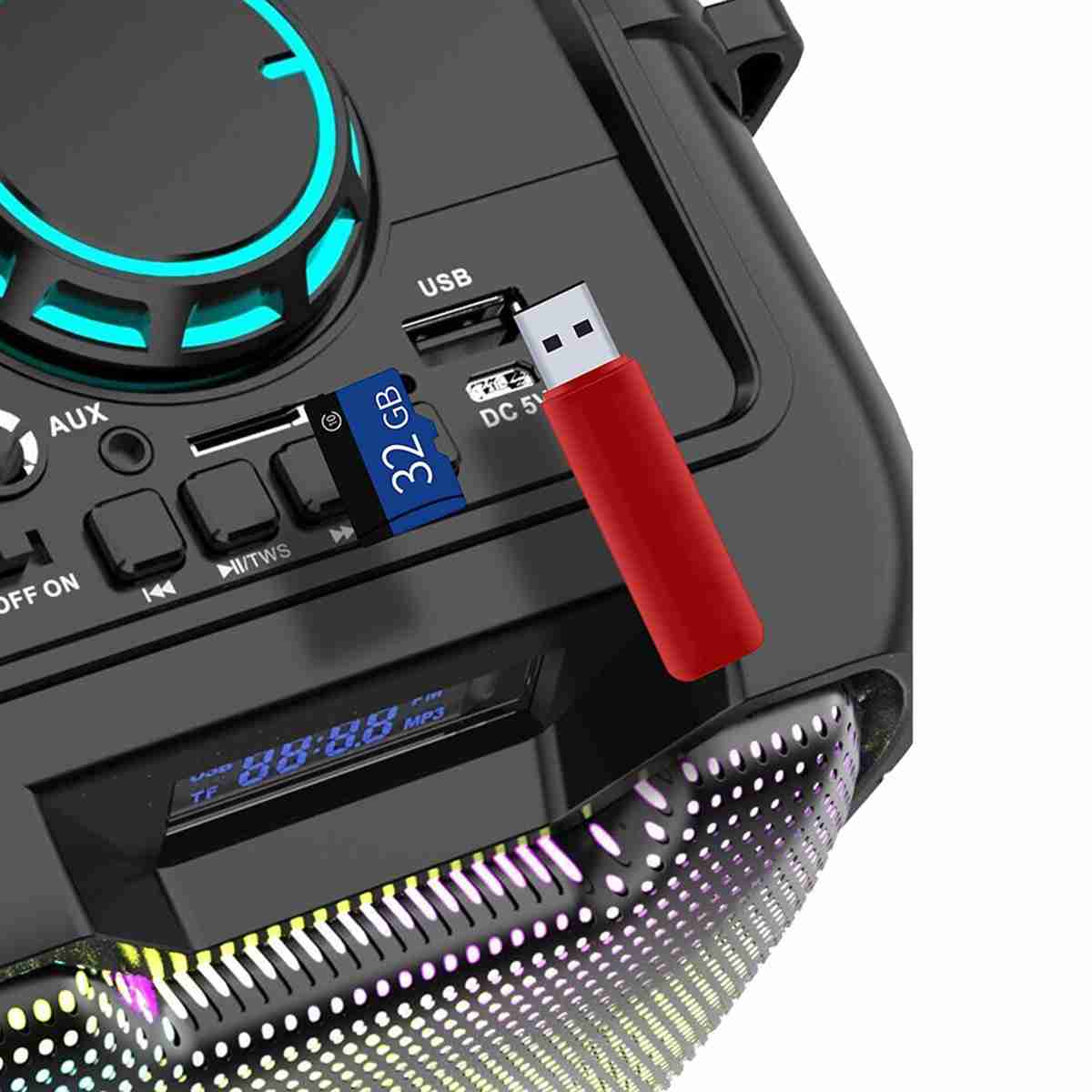 Altavoz Portátil Bluetooth Almalux® Serie MicroBeat XTR19BT: Disfruta de un Sonido Potente y Conectividad Inalámbrica