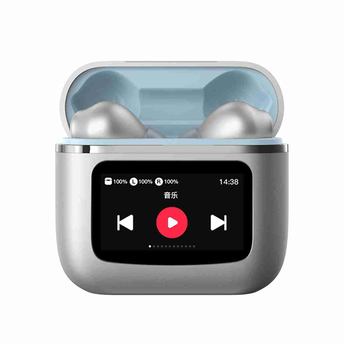 Auriculares inalámbricos Bluetooth Almalux® T68 Pro pantalla LED a Color con cancelación activa de ruido ANC