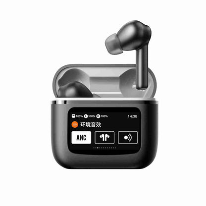 Auriculares inalámbricos Bluetooth Almalux® T68 Pro pantalla LED a Color con cancelación activa de ruido ANC