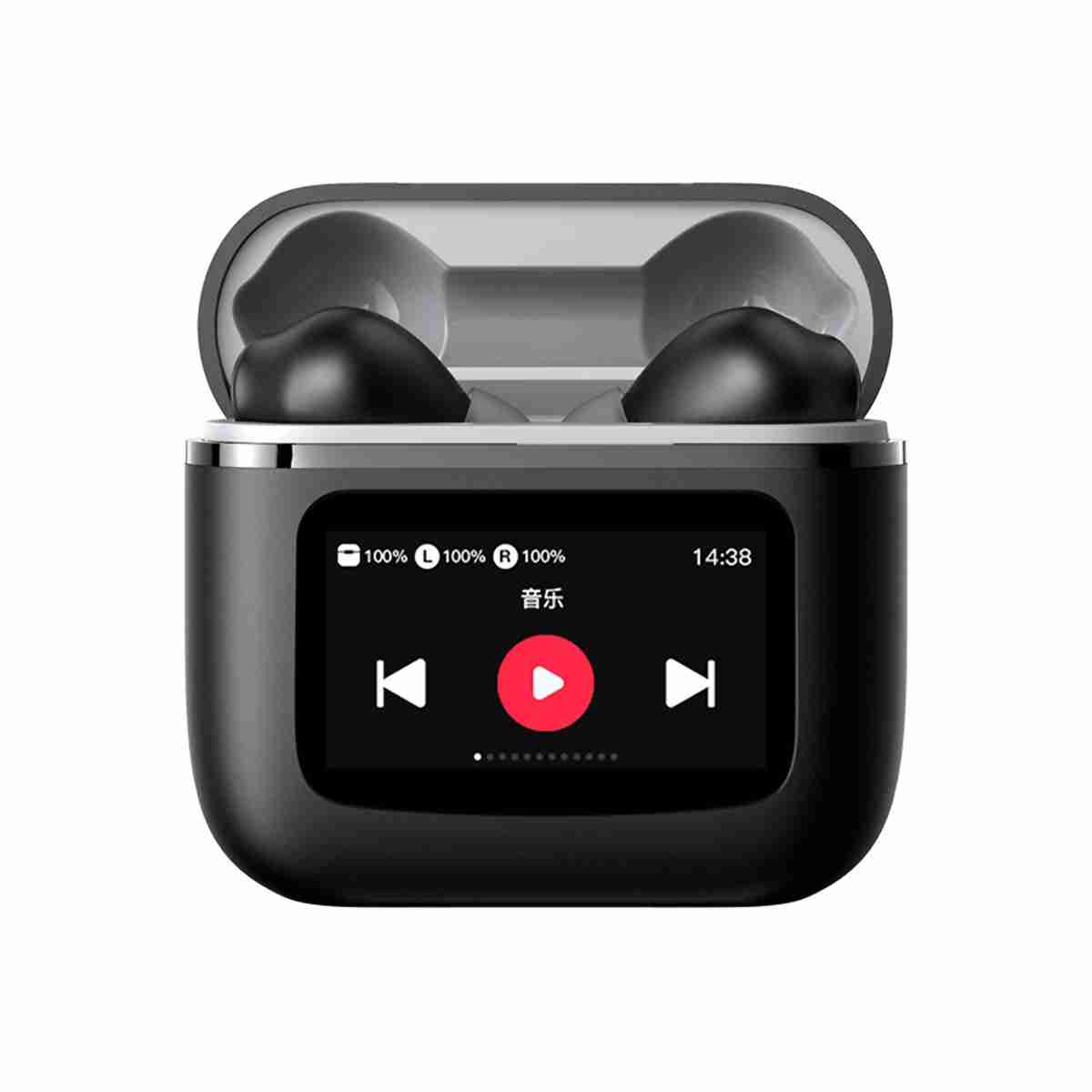 Auriculares inalámbricos Bluetooth Almalux® T68 Pro pantalla LED a Color con cancelación activa de ruido ANC