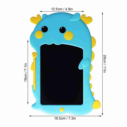 Tablet de dibujo ó escritura Almalux® borrable LCD ultrafina con forma de dinosaurio -  juguete educativo