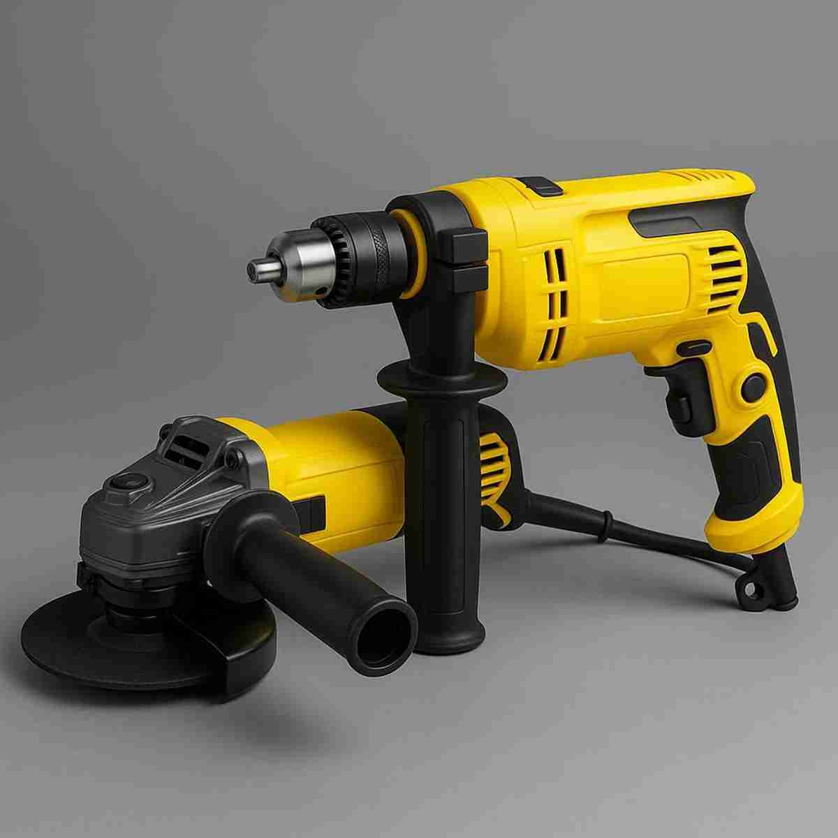 Set Profesional Amoladora Angular 720W + Taladro de Impacto 500W con Cable – Potencia y Precisión para Todo Tipo de Trabajos