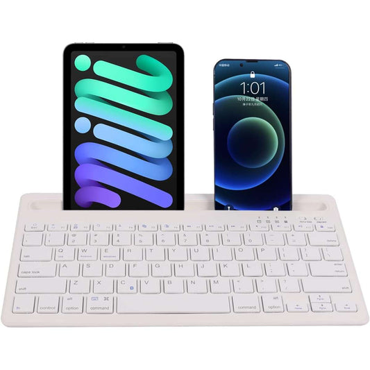 Teclado Inalámbrico Multidispositivo Almalux® Recargable Bluetooth de 2 Canales en Español (Incluye Ñ)