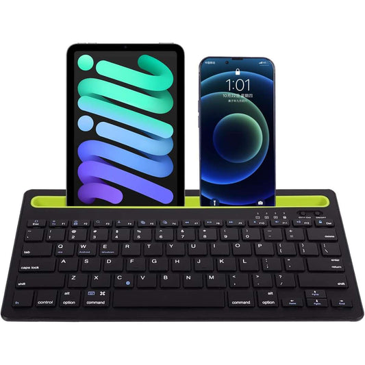 Teclado Inalámbrico Multidispositivo Almalux® Recargable Bluetooth de 2 Canales en Español (Incluye Ñ)