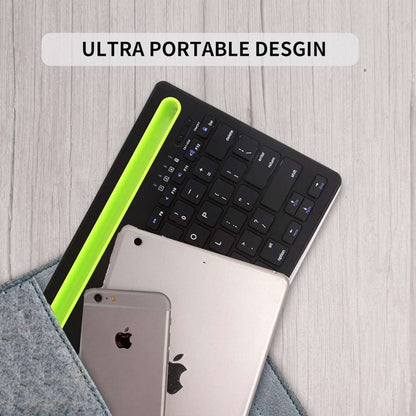 Teclado Inalámbrico Multidispositivo Almalux® Recargable Bluetooth de 2 Canales en Español (Incluye Ñ)