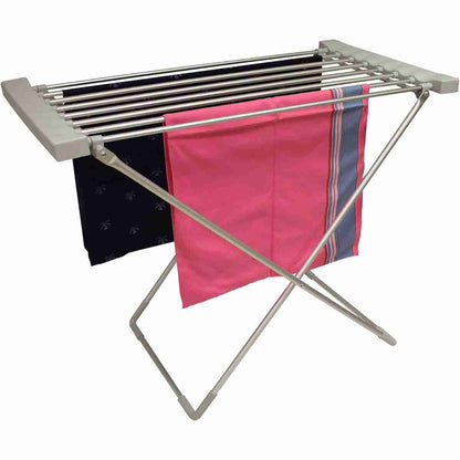 Tendedero Eléctrico Calefactable Plegable Almalux® de 6 Barras
