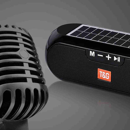 Altavoz Bluetooth estéreo Almalux® TG-182 inalámbrico -  con carga Solar -  compatible con Bluetooth -  resistente al agua -  AUX -  Radio FM