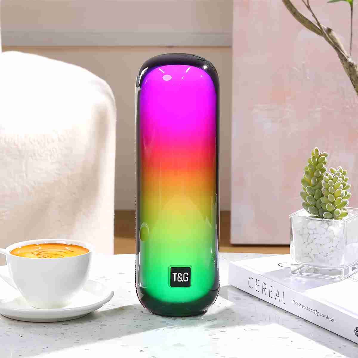Altavoz Bluetooth con Luces Dinámicas LED RGB Almalux® TG-384