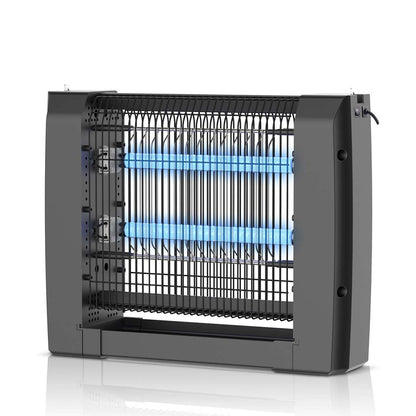 Lámpara UV Antimosquitos Almalux® con 2 Tubos LED, Descarga 2500V, Cadena para Colgar y Modelos de 30, 50 y 80 m²