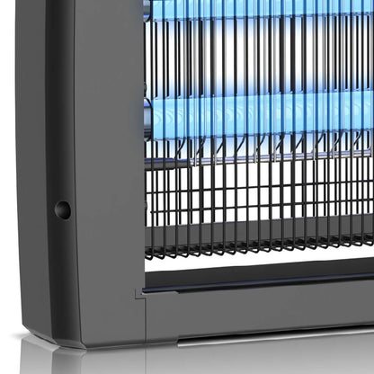 Lámpara UV Antimosquitos Almalux® con 2 Tubos LED, Descarga 2500V, Cadena para Colgar y Modelos de 30, 50 y 80 m²