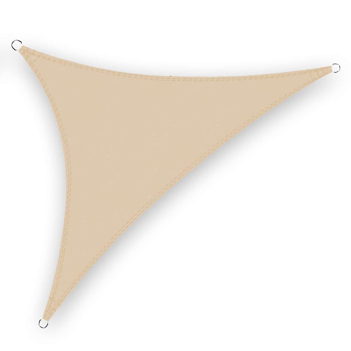 Toldo Vela Triangular Almalux® - Impermeable - Con Anillas integradas, cuerdas y Bolsa de almacenaje