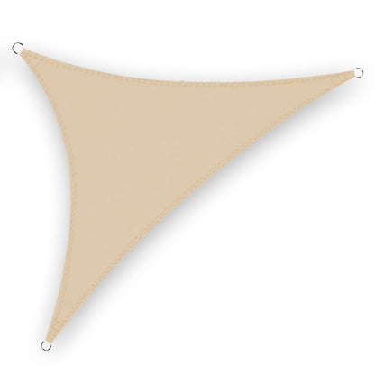 Toldo Vela Triangular Almalux® - Impermeable - Con Anillas integradas, cuerdas y Bolsa de almacenaje