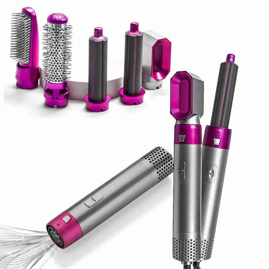 Secador de pelo Moldeador 5 en 1 Almalux® - Voluminizador Ondulacion Alisador