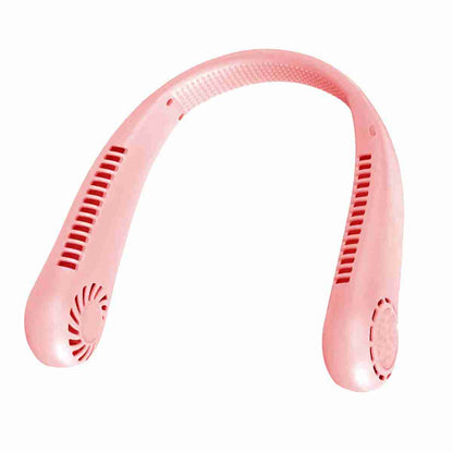 Ventilador de cuello recargable | Ventilador USB ajustable 3 velocidades -  ventilador recargable 1200 mAh -  manos libres para caminar -  deportes -  ciclismo