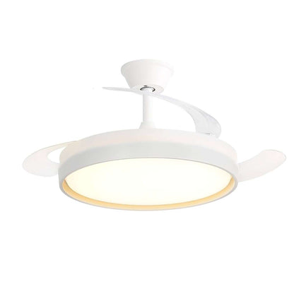 Ventilador de techo con 3 aspas retráctiles Almalux® OMFSD-2327, Mando a distáncia, Lud Led 70W, Motor DC 30W