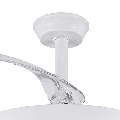 Ventilador de techo con aspas retráctiles Almalux® KNV-137 con altavoz Bluetooth integrado, Mando a distancia, Luz Led, 30W