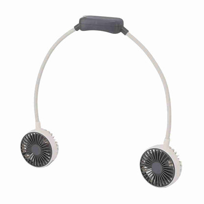 Ventilador Portátil De Cuello Almalux® De Doble Cabeza -  Ventilador Manos Libres Recargable Por USB