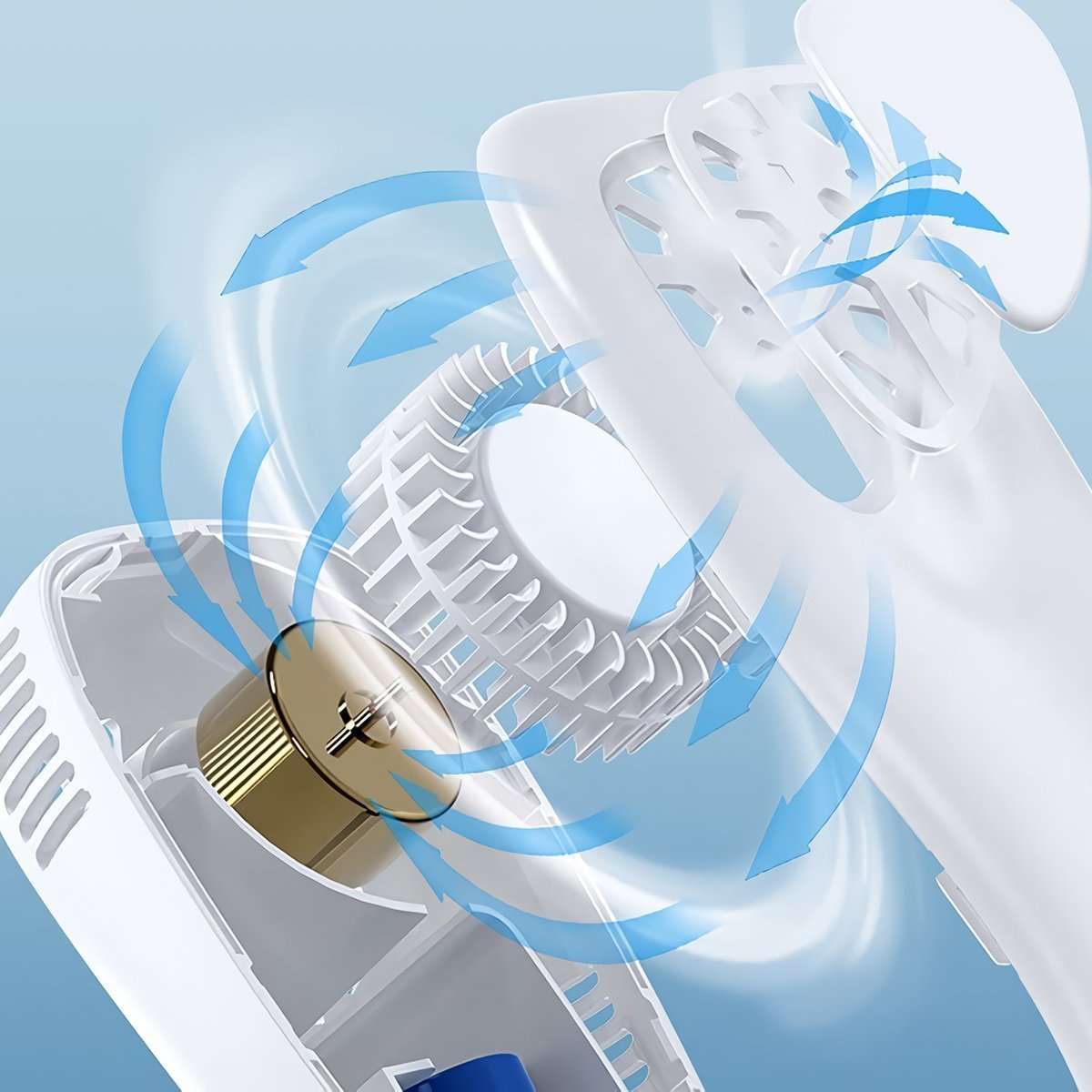 Mini ventilador portátil Almalux® sin aspas para el cuello