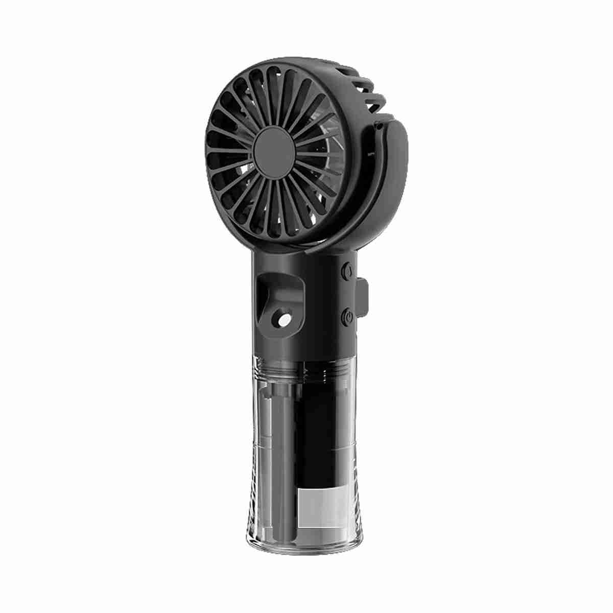 Mini Ventilador de Mano Almalux® F4 con Pulverizador de Agua -  Recargable por USB
