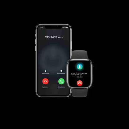 Reloj inteligente Almalux® KWatch 9 Smartwatch -  Deportivo con llamadas -  Bluetooth -  control del ritmo cardíaco y presión