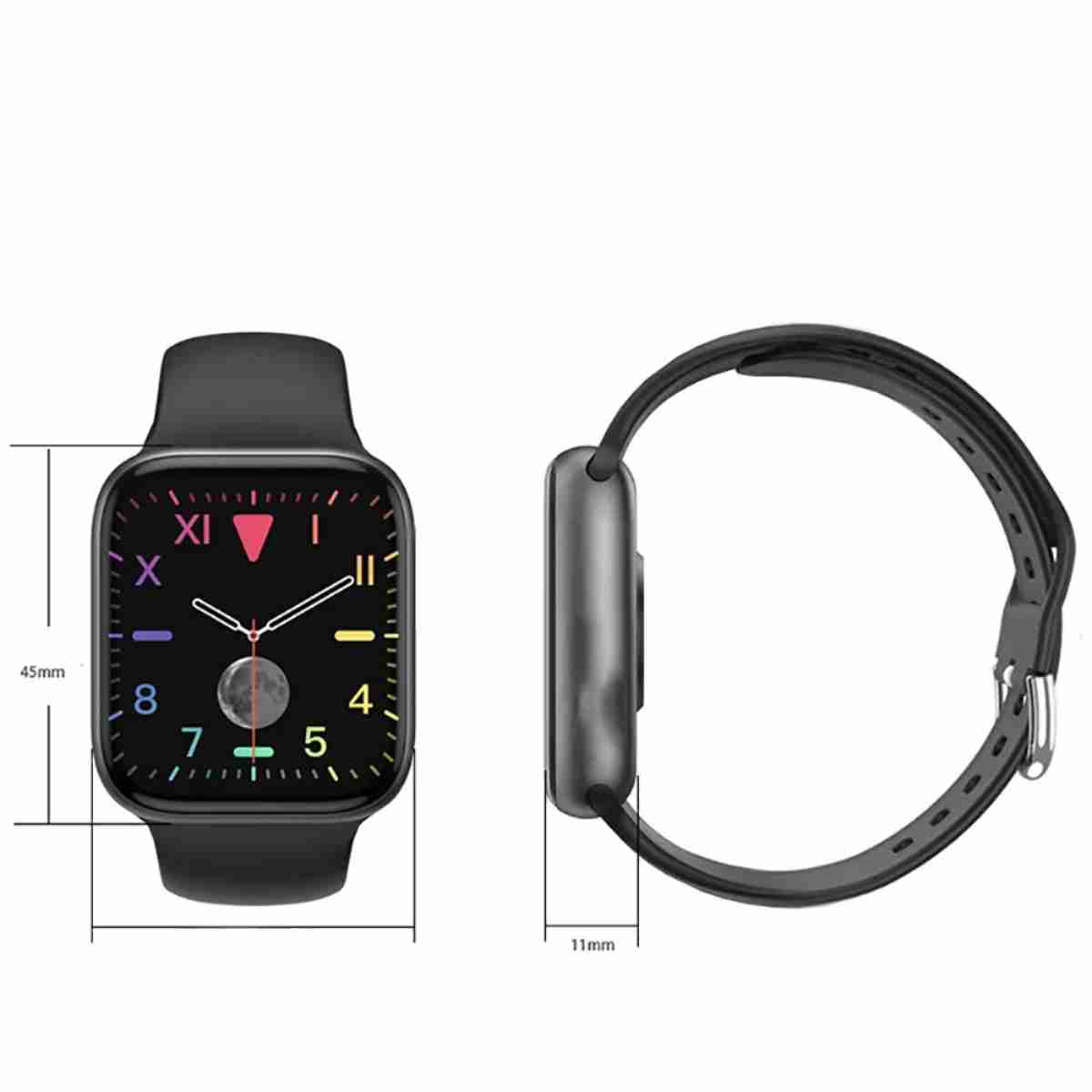 Reloj inteligente Almalux® KWatch 9 Smartwatch -  Deportivo con llamadas -  Bluetooth -  control del ritmo cardíaco y presión