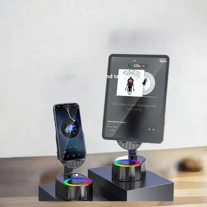 Altavoz Inalámbrico Almalux® por Inducción y Bluetooth con Luces LED, 5W, Recargable y Portátil