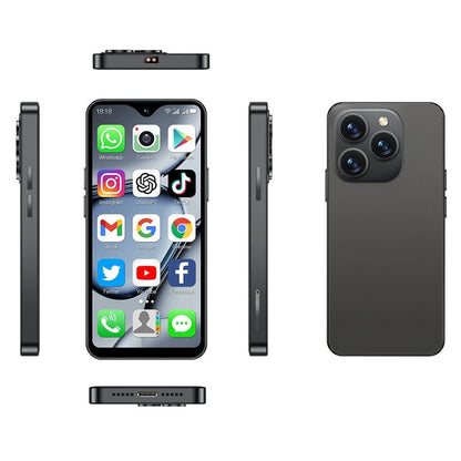 Mini teléfono inteligente Almalux® Pro, 3 pulgadas, red 3G, 2 + 16GB ROM, sim Dual, Google Play Store