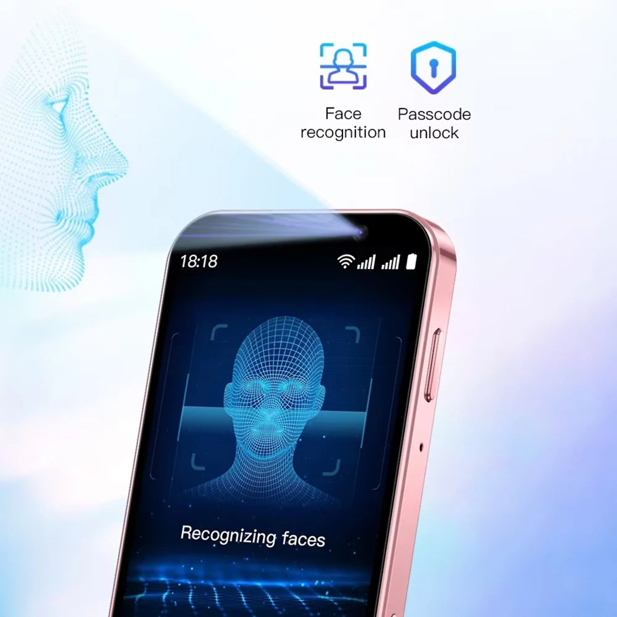 Mini teléfono inteligente Almalux® Pro, 3 pulgadas, red 3G, 2 + 16GB ROM, sim Dual, Google Play Store