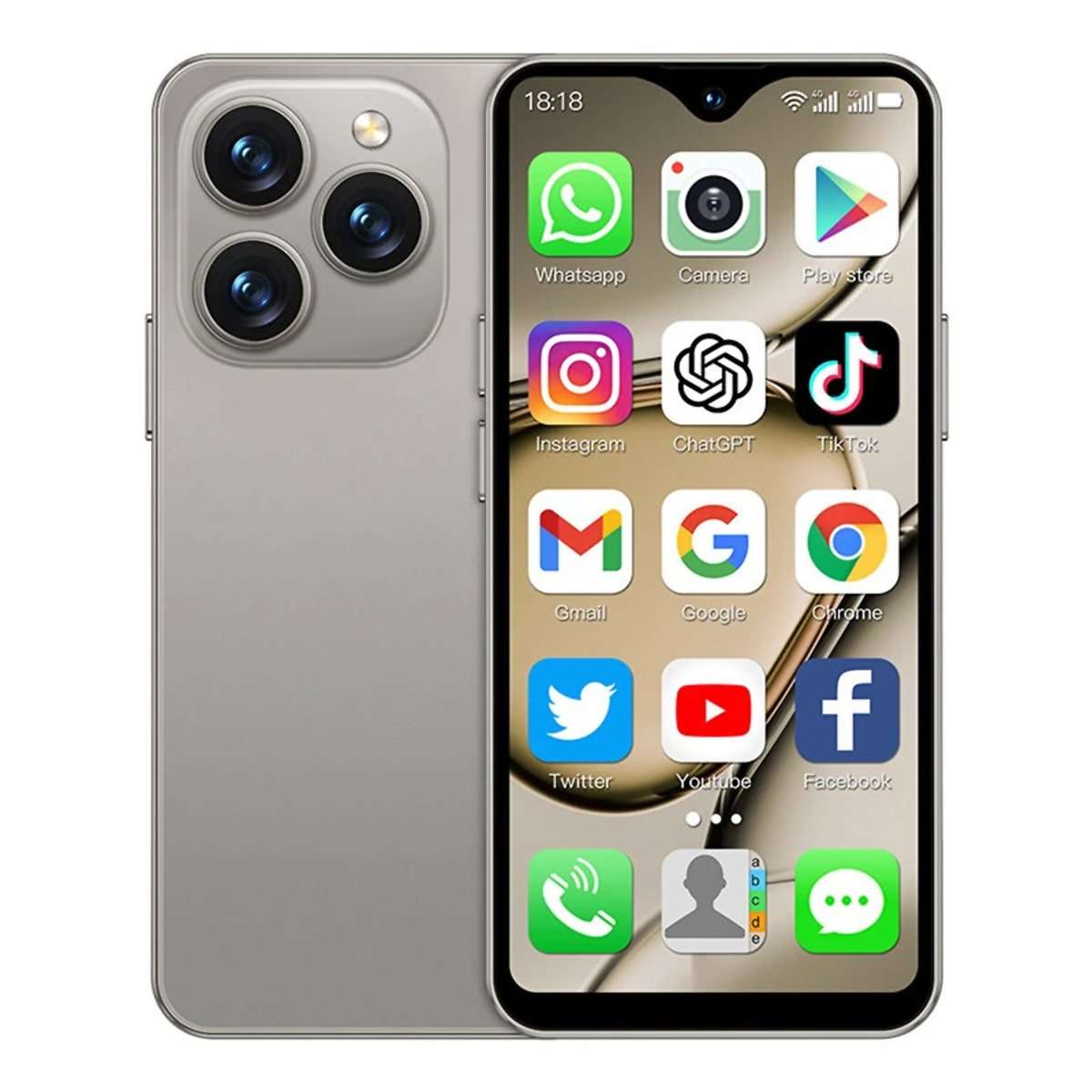 Mini teléfono inteligente Almalux® Pro, 3 pulgadas, red 3G, 2 + 16GB ROM, sim Dual, Google Play Store