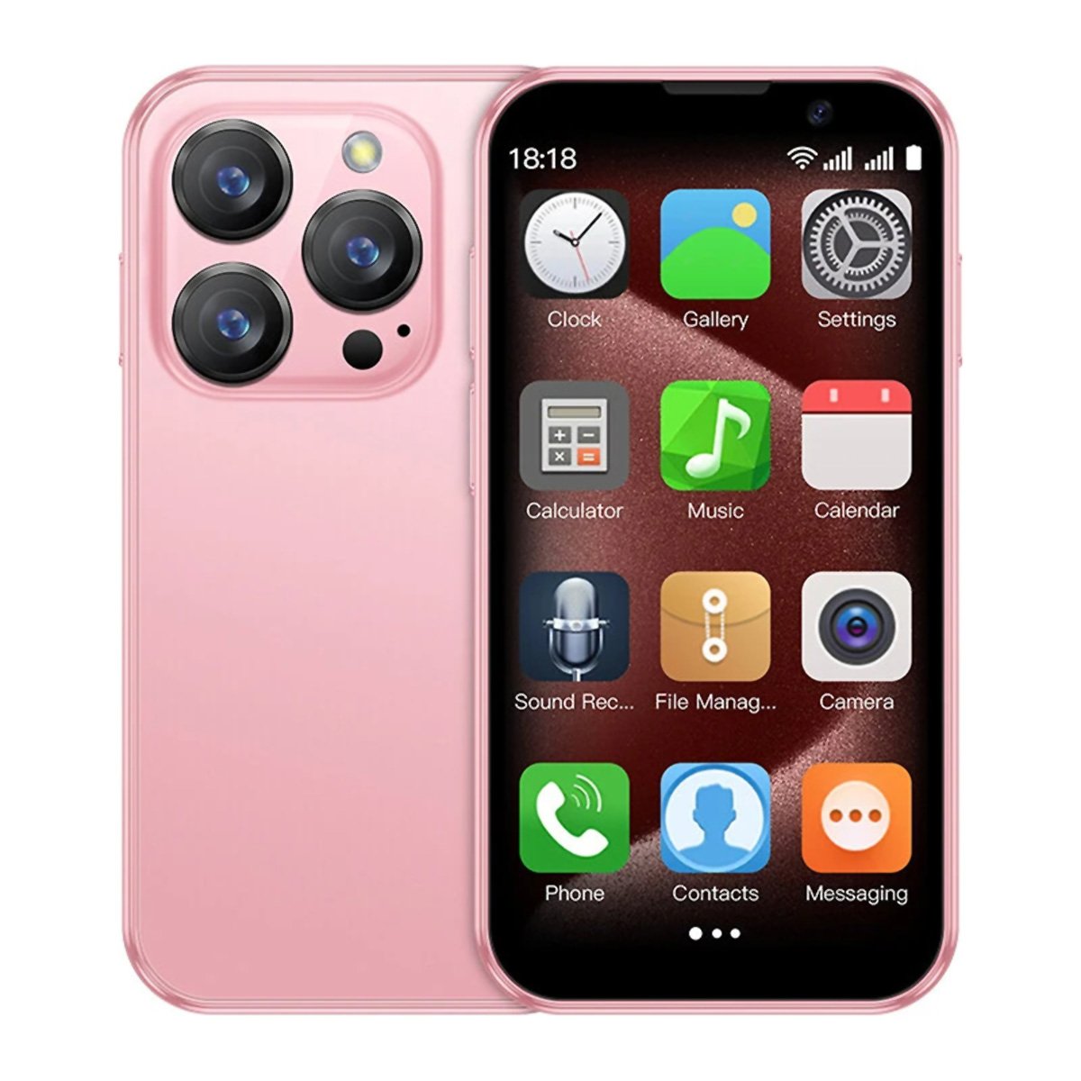 Mini teléfono inteligente Almalux® Pro, 3 pulgadas, red 3G, 2 + 16GB ROM, sim Dual, Google Play Store